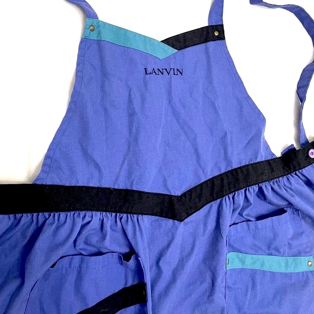 LANVIN Paris Rare Vintage Chef Stylist Apron